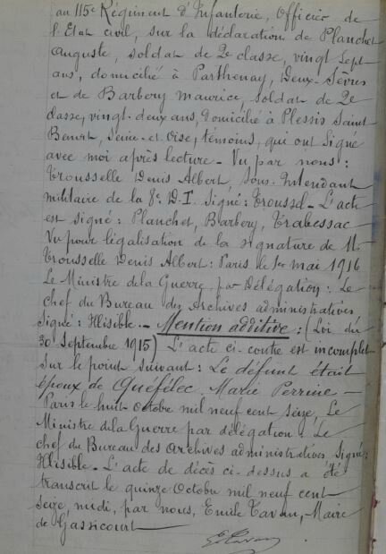 1916 le 6 mars décès de Eugène Daigneau_2