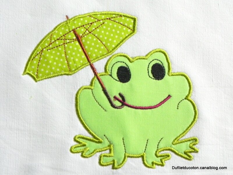 grenouille parapluie