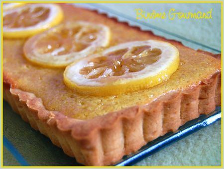 Tarte Aux Amandes Et Au Citron - Binôme Gourmand