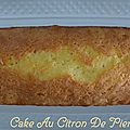 Cake au citron de pierre hermé