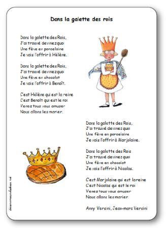 Poesie Dans La Galette Des Rois Les Petites Croix De Christine 2