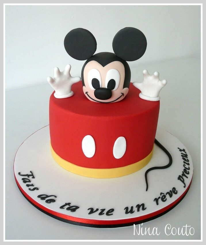 Gateau anniversaire enfant Nimes Mickey1