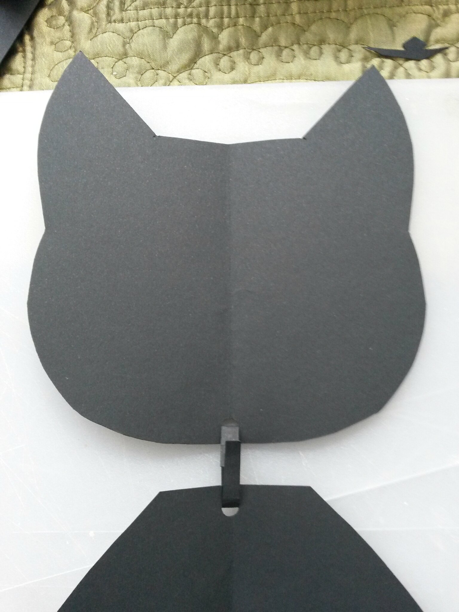 Tissue Paper Black Cat Craft