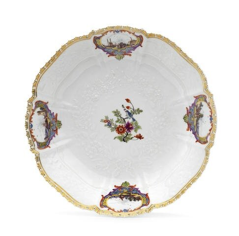 A Meissen Dish From The Empress Elizabeth Of Russia Service Circa 1741 Alain R Truong