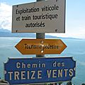 Bourg-en-Lavaux, panneaux (Suisse)