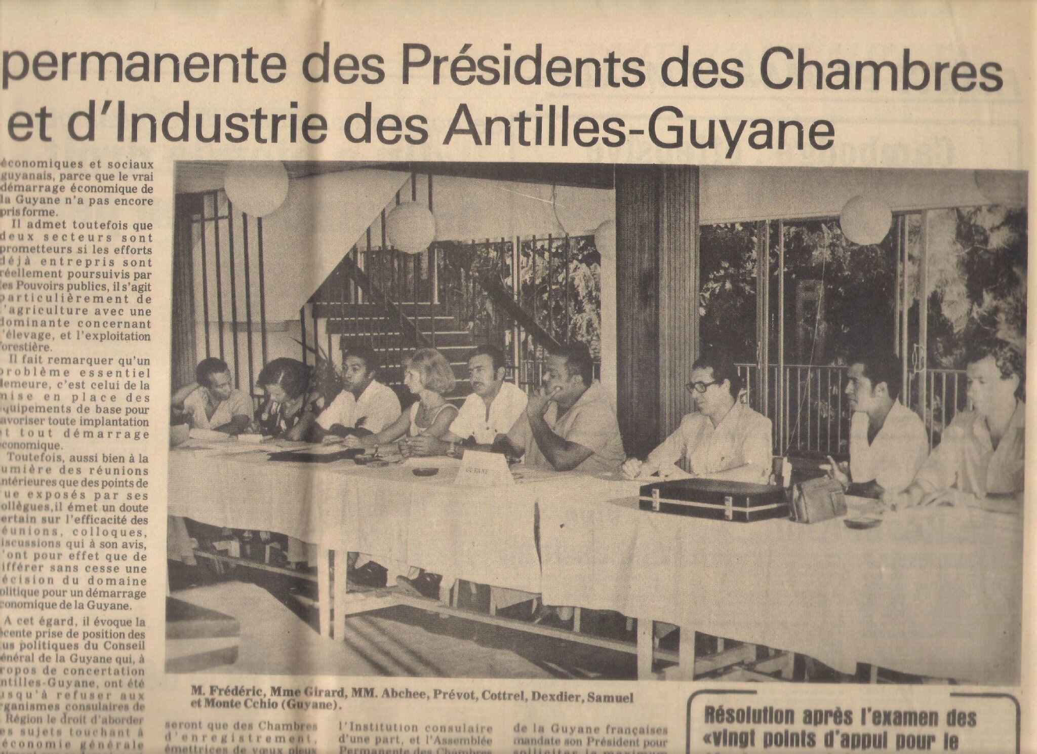 CCI Guyane_France Guyane_1979 - Photo de 8d/MONTOCCHIO JEAN-PIERRE ...