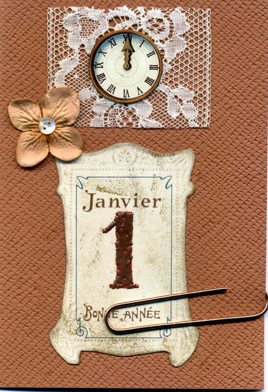 Carte De Voeux Vintage Passions Scrap Et Recup D Any