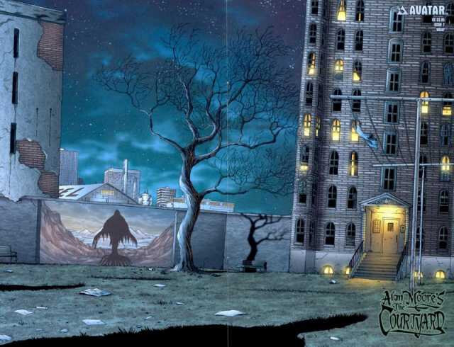 avatar alan moore's the courtyard 02 wraparound cover