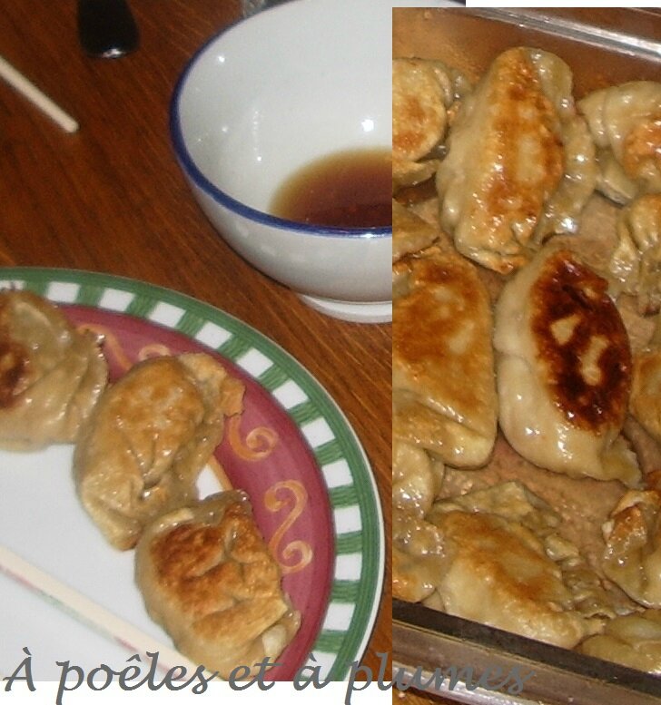 CUISINE JAPONAISE, PATE DE RAVIOLES GYOZA SURGELÉES