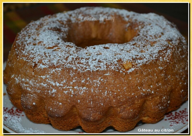 gâteau au citron