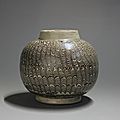 A Chinese Marbled Globular Jar, Northern Song Dynasty, 11th century