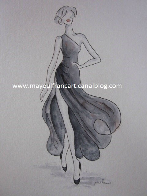 La robe fendue