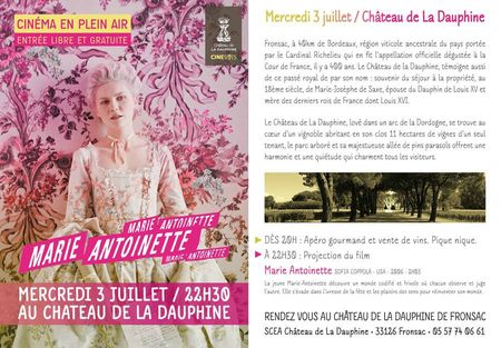 Film La Dauphine 3 juillet