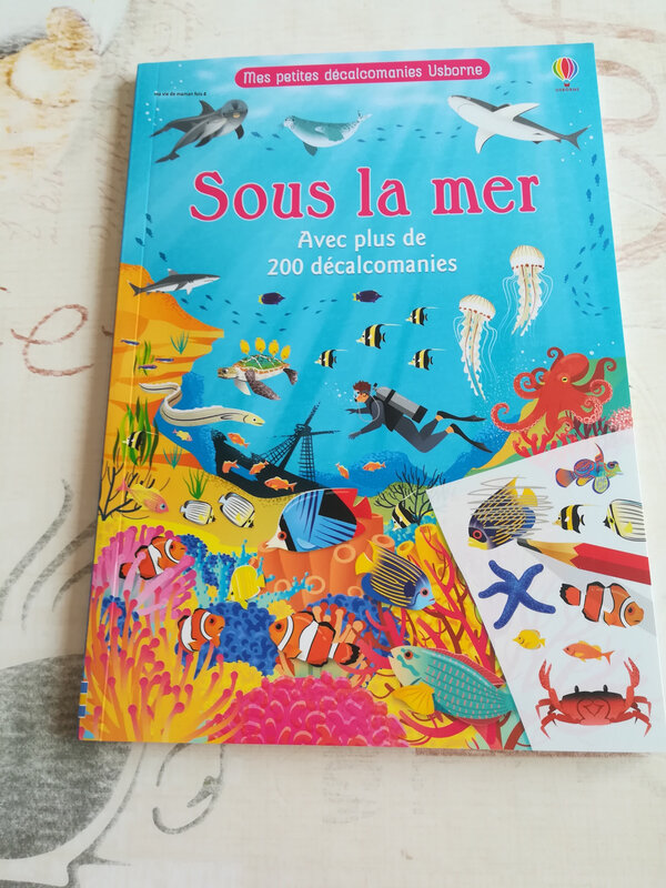 La peinture magique SOUS LA MER - Editions USBORNE