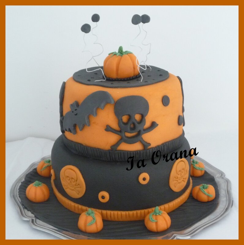 Gâteau d'Halloween/Halloween cake