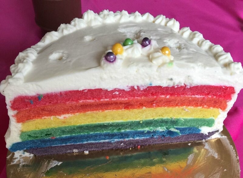 Rainbow cake