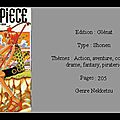 Chronique : eiichiro oda - [one piece] - t9 - larmes