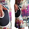 Une robe Jersey Femme à l'imprimé Coloré Impression Art architecture New York 