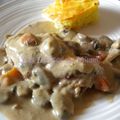 Lapin à la moutarde et aux champignons