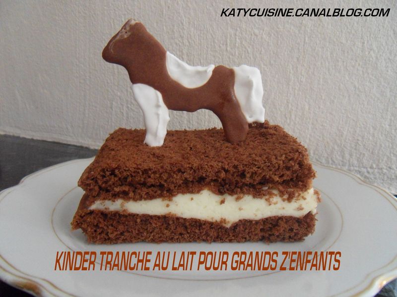 KINDER TRANCHES AU LAIT Péchés très très gourmands....