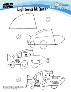 how_to_draw_lightning_McQueen
