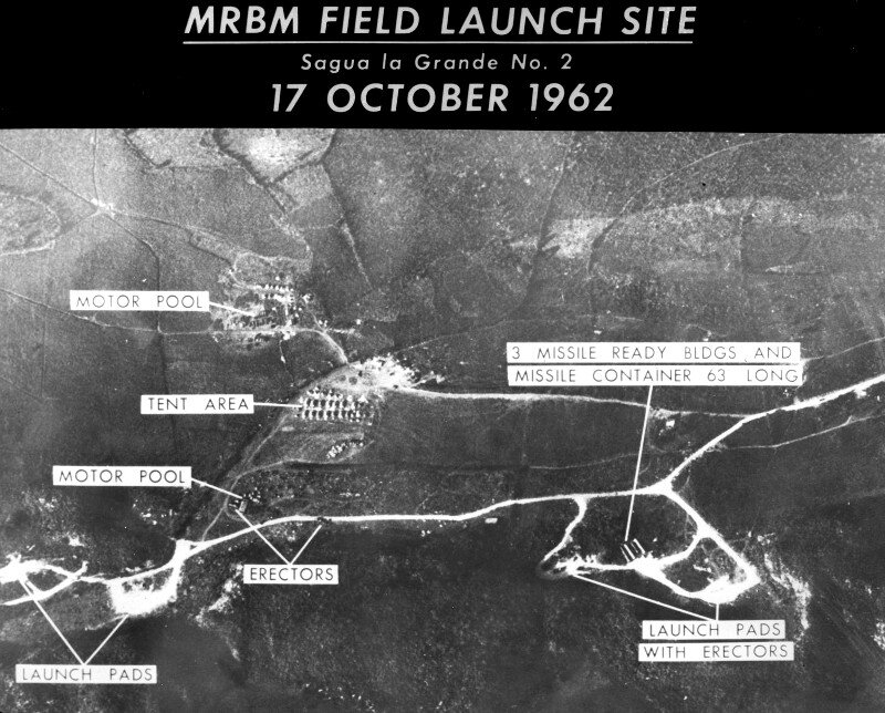 1962-sites des missiles sovietiques a Cuba