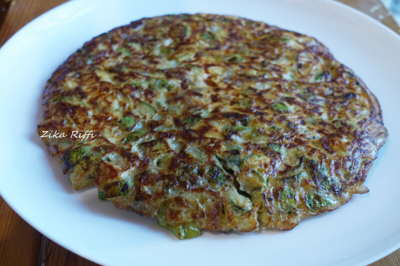 omelette courgette 1