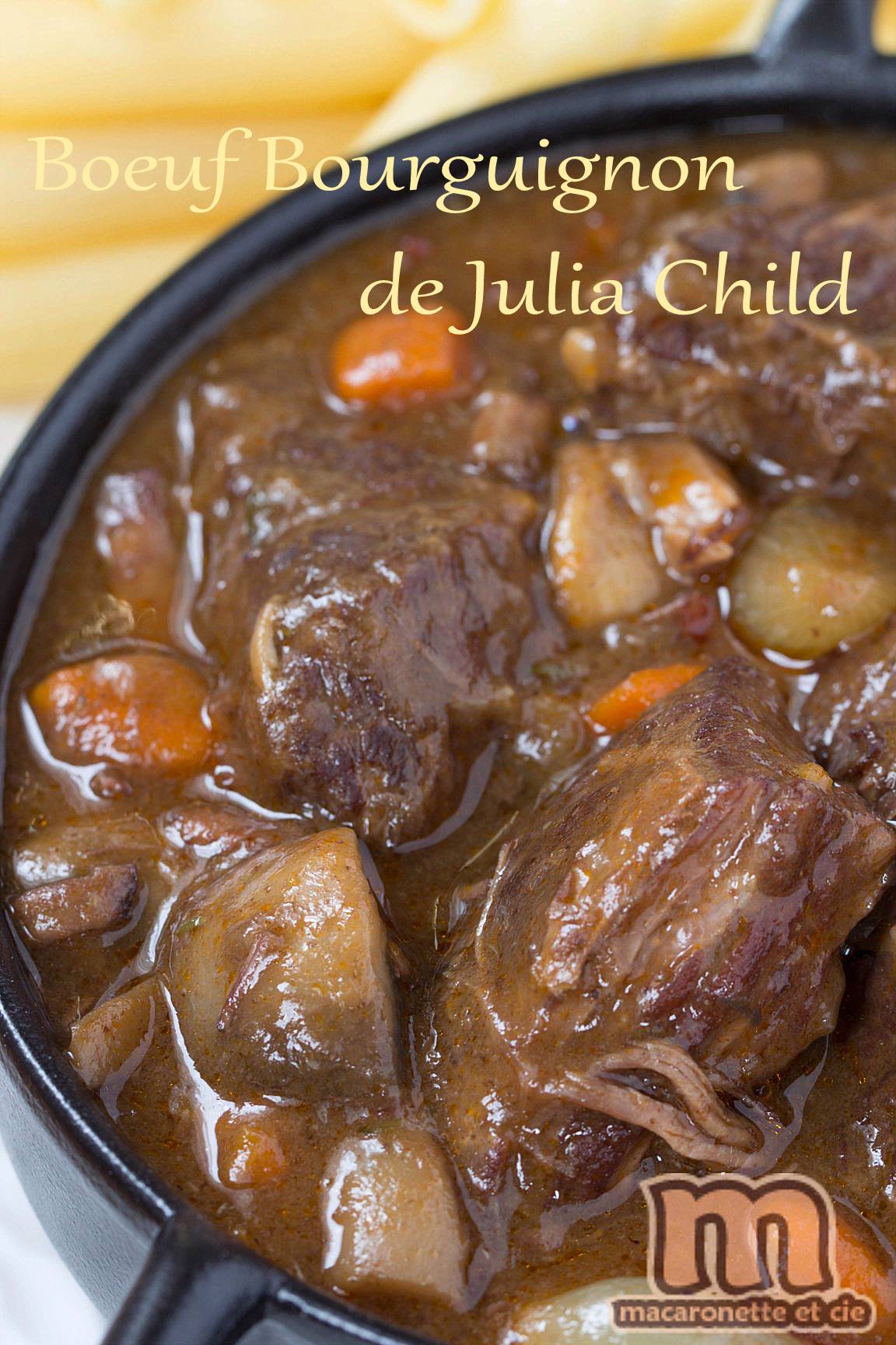 Boeuf bourguignon de Julia Child et cie