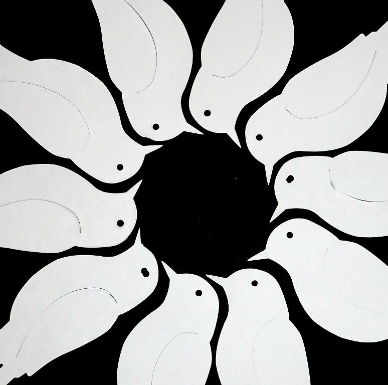 197_Noir et blanc_Nuées d'oiseaux (8)