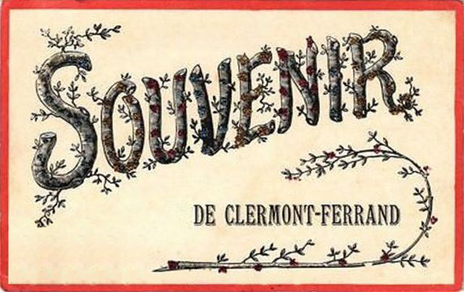 CPA Clermont-Ferrand Souvenir