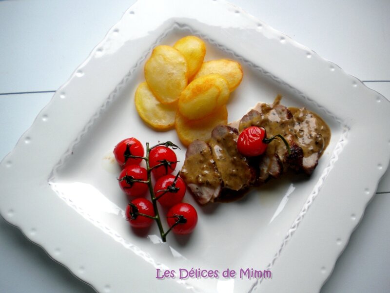 Filet de canard au poivre et à l’Armagnac