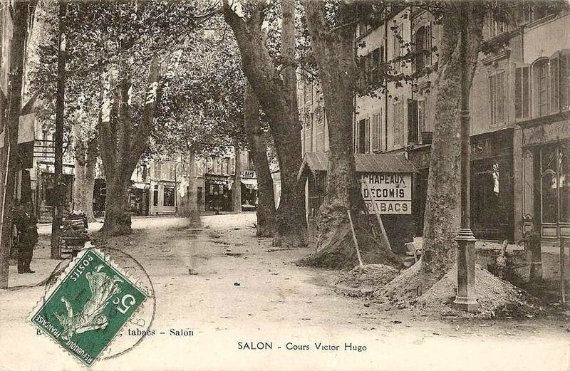 RUES DE SALON DE PROVENCE AU DEBUT DU 20 eme SIECLE.  SALON de