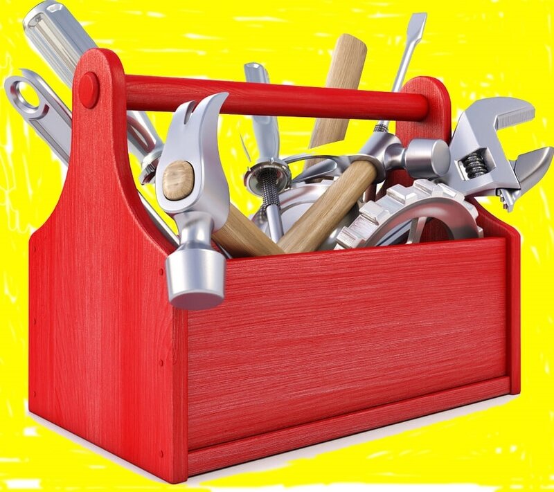 BOITE A OUTILS ROUGE