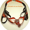 Bijoux en fermetures éclair métalliques