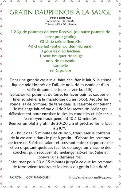 Gratin dauphinois à la sauge_fiche