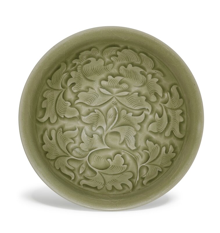 A carved ‘Yaozhou’ bowl, Song dynasty
