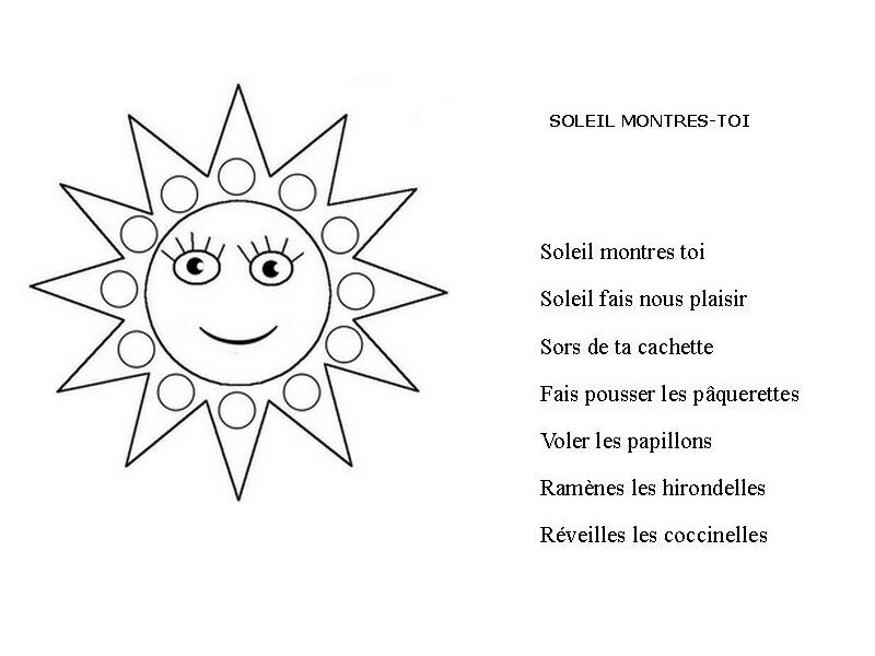 SOLEIL ET SA COMPTINE Les Petites Kanailles
