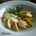 Salade de poires et parmesan