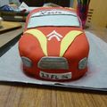 Gâteau voiture Rallye