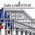 Audition publique sur le thème de l'hypersensibilité électromagnétique