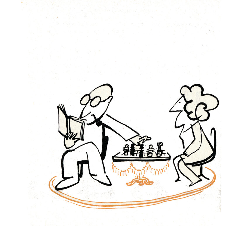 Je joue mieux aux échecs 084 illustration Lucien Meys