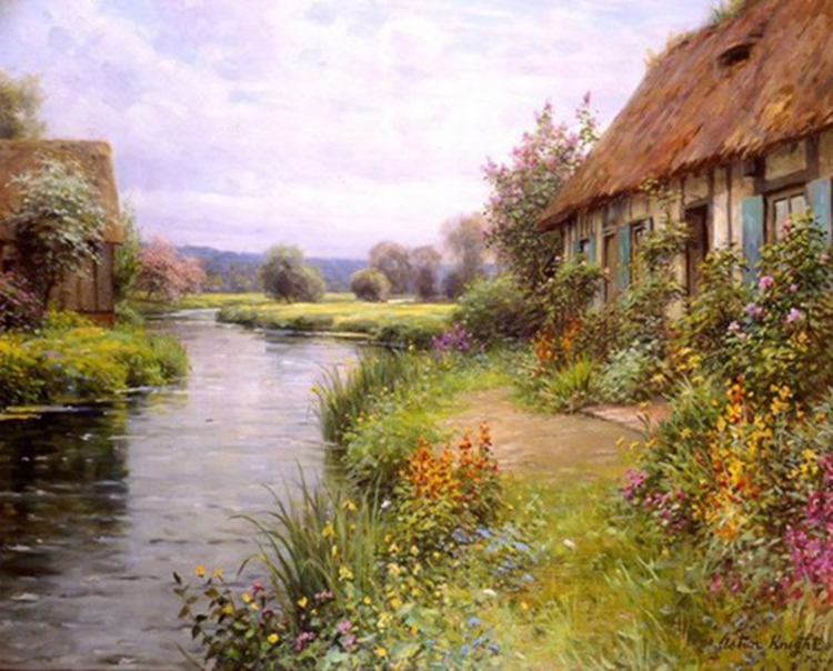 Le peintre Louis Aston Knight - Les mallettes de Mijane