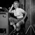 Marilyn sur le tournage de clash by night 3