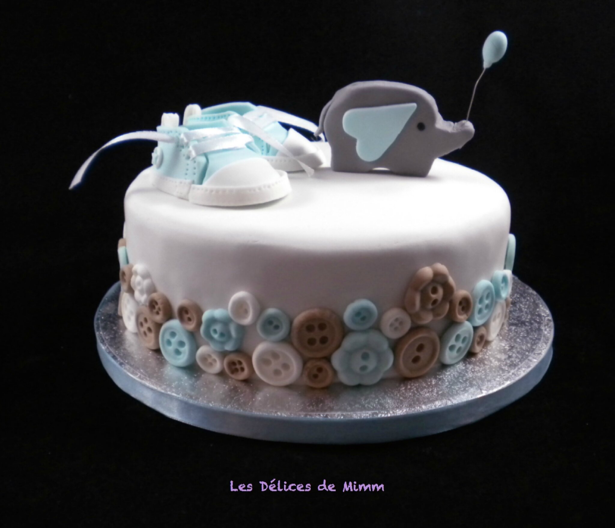 Un Sponge Cake Pour Diabetique Pour Ce Baby Shower Cake Les Delices De Mimm