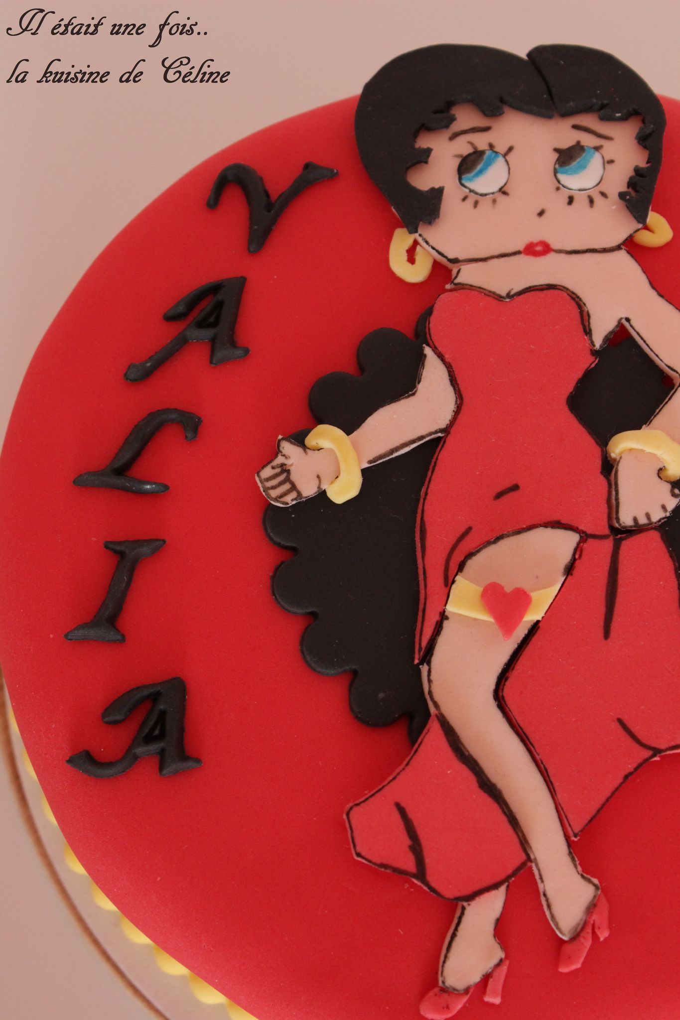 Gateau Betty Boop 3 D Il Etait Une Fois La Kuisine De Celine