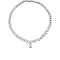 A diamond pendant necklace, by tiffany & co.