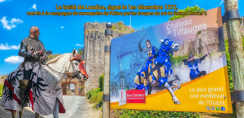 Le traité de Loudun, signé le 1er décembre 1372, met fin à la campagne de reconquête du Poitou par les troupes du roi de France Charles V
