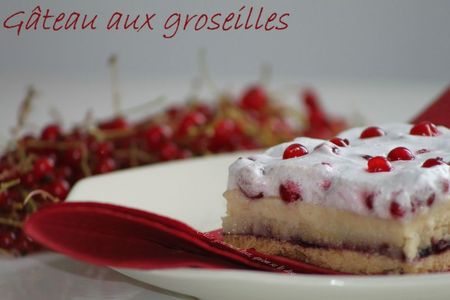 Gateau Meringue Aux Groseilles Mes Gourmandises Qu On Se Le Dise