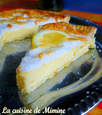 Recette Tarte au citron au lait concentré