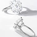 Exceptional platinum and 10.19 carats d color, internally flawless type lla diamond ring
